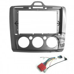 9" Android Player Dashboard Installation Kit for Ford FOCUS Manual Air-Cond 2005-2010 with Plug-and-Play Wire Harness