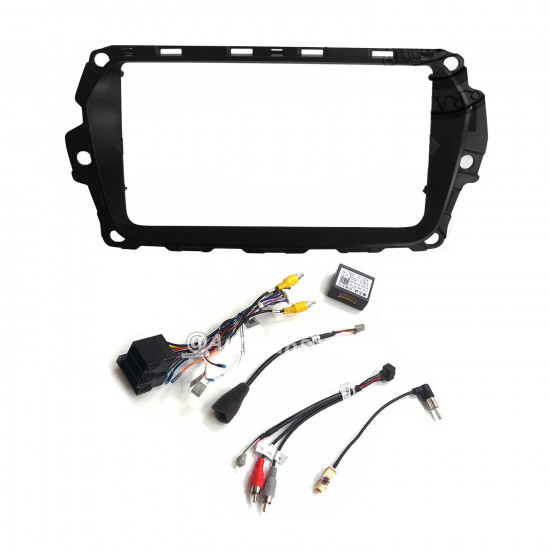 9" Android Player Dashboard Installation Kit for Great Wall H2 Blue Label with Plug-and-Play Wire Harness