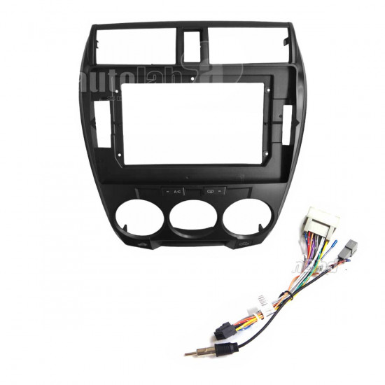 10" Android Player Dashboard Installation Kit for Honda CITY (GREY) 2008-2013 with Plug-and-Play Wire Harness