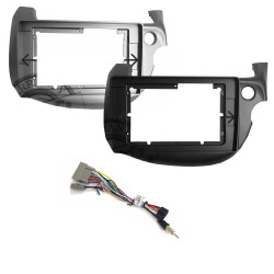 10" Android Player Dashboard Installation Kit for Honda JAZZ (GREY) 2008-2013 with Plug-and-Play Wire Harness