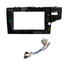 10" Android Player Dashboard Installation Kit for Honda JAZZ 2014-2017 with Plug-and-Play Wire Harness