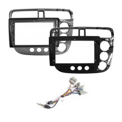 9" Android Player Dashboard Installation Kit for Honda CIVIC (UV SILVER) 2001-2005 with Plug-and-Play Wire Harness
