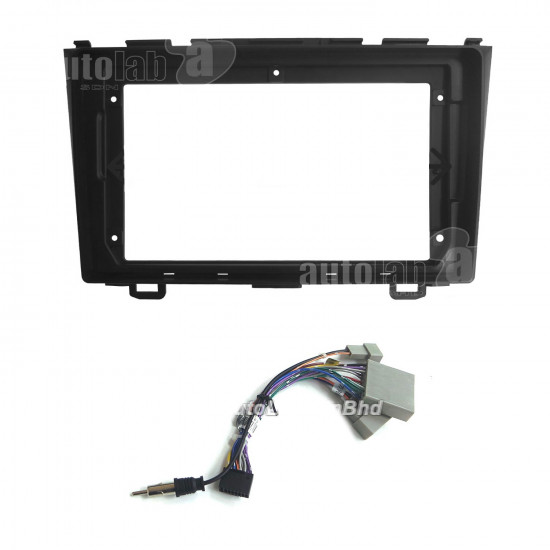 9" Android Player Dashboard Installation Kit for Honda CR-V GEN-3 2007-2011 with Plug-and-Play Wire Harness