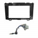 9" Android Player Dashboard Installation Kit for Honda CR-V GEN-3 2007-2011 with Plug-and-Play Wire Harness