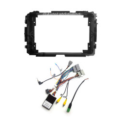 9" Android Player Dashboard Installation Kit for Honda HR-V High Spec (Side Camera) 2018-2020 with Plug-and-Play Wire Harness