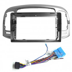 9" Android Player Dashboard Installation Kit for Hyundai ACCENT 2006-2011 with Plug-and-Play Wire Harness