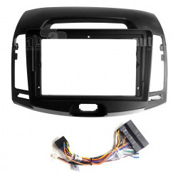 9" Android Player Dashboard Installation Kit for Hyundai ELANTRA 2006-2011 with Plug-and-Play Wire Harness
