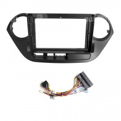 9" Android Player Dashboard Installation Kit for Hyundai i10 2014-2019 with Plug-and-Play Wire Harness