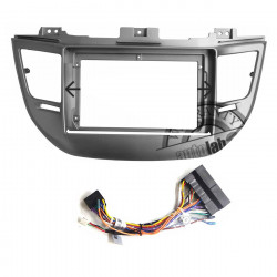 9" Android Player Dashboard Installation Kit for Hyundai TUCSON 2016-2018 with Plug-and-Play Wire Harness