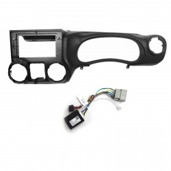10" Android Player Dashboard Installation Kit for Jeep WRANGLER RUBICON 2011-2014 with Plug-and-Play Wire Harness