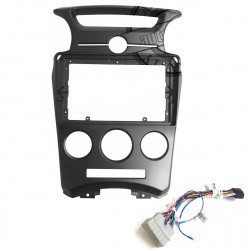 9" Android Player Dashboard Installation Kit for KIA CARENS Manual 2007-2011 with Plug-and-Play Wire Harness
