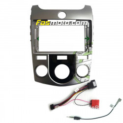 9" Android Player Dashboard Installation Kit for KIA FORTE Manual Air Cond 2009-2012 with Plug-and-Play Wire Harness