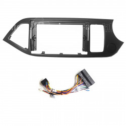 9" Android Player Dashboard Installation Kit for KIA PICANTO 2011-2016 with Plug-and-Play Wire Harness