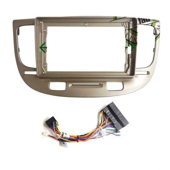 9" Android Player Dashboard Installation Kit for KIA RIO K2 2006-2011 with Plug-and-Play Wire Harness