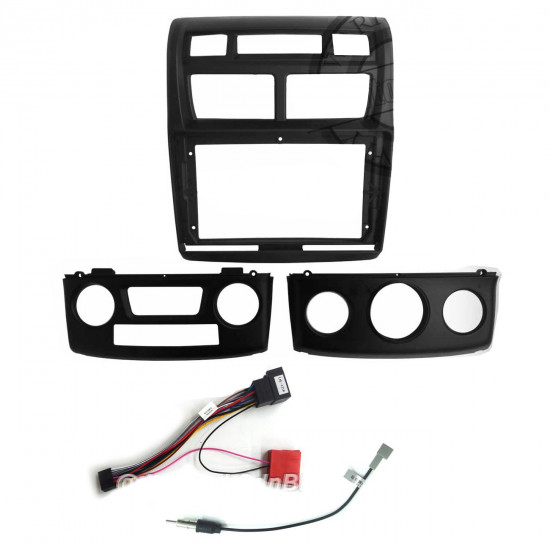 9" Android Player Dashboard Installation Kit for KIA SPORTAGE 2005-2009 with Plug-and-Play Wire Harness