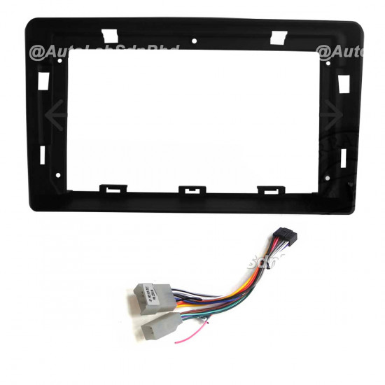 9" Android Player Dashboard Installation Kit for Lexus LX470 1998-2003 with Plug-and-Play Wire Harness