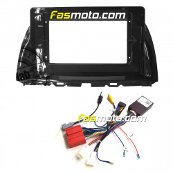 10" Android Player Dashboard Installation Kit for Mazda CX5 High Spec 2013-2016 with Plug-and-Play Wire Harness