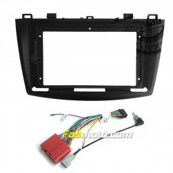 9" Android Player Dashboard Installation Kit for Mazda 3 Low Spec 2010-2014 with Plug-and-Play Wire Harness