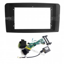 9" Android Player Dashboard Installation Kit for Mercedes-Benz ML W164 2006-2010 with Plug-and-Play Wire Harness