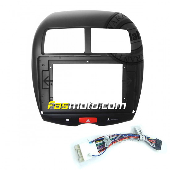 10" Android Player Dashboard Installation Kit for Mitsubishi ASX 2010-2015 with Plug-and-Play Wire Harness