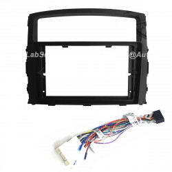9" Android Player Dashboard Installation Kit for Mitsubishi PAJERO 2006-2010 with Plug-and-Play Wire Harness