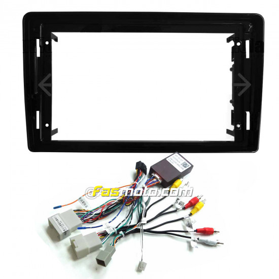 9" Android Player Dashboard Installation Kit for Mitsubishi TRITON L200 High Spec 2019-2020 with Plug-and-Play Wire Harness