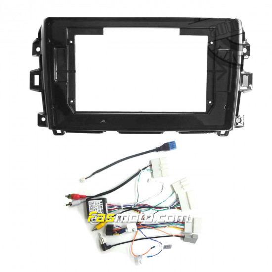 10" Android Player Dashboard Installation Kit for Nissan NAVARA NP300 High Spec 2016-2020 with Plug-and-Play Wire Harness