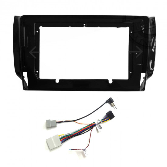 10" Android Player Dashboard Installation Kit for Nissan SYLPHY 2016-2018 (UV Black) with Plug-and-Play Wire Harness