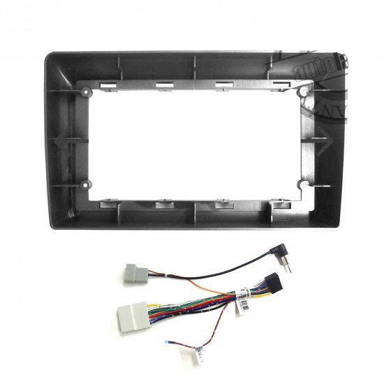 10" Android Player Dashboard Installation Kit for Nissan X-TRAIL 2004-2007 with Plug-and-Play Wire Harness