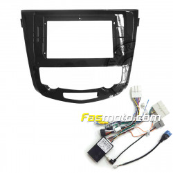 10" Android Player Dashboard Installation Kit for Nissan X-TRAIL 2019-2020 with Plug-and-Play Wire Harness
