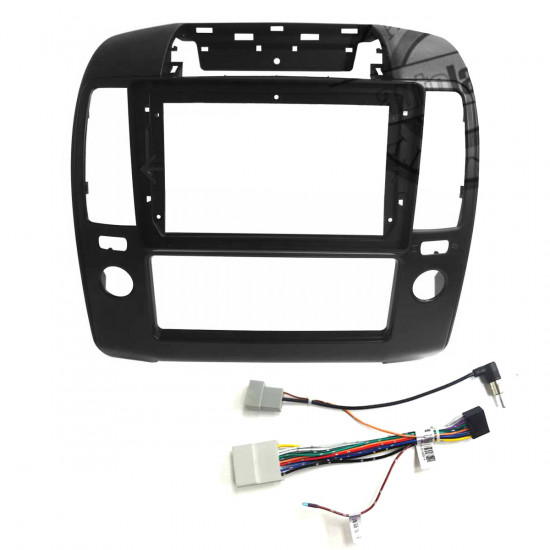 9" Android Player Dashboard Installation Kit for Nissan NAVARA D40 2005-2014 with Plug-and-Play Wire Harness