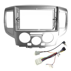 9" Android Player Dashboard Installation Kit for Nissan NV200 with Plug-and-Play Wire Harness