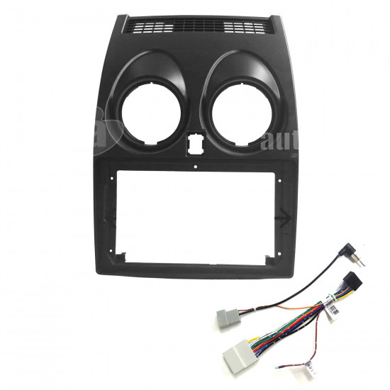 9" Android Player Dashboard Installation Kit for Nissan QASHQAI 2008-2015 with Plug-and-Play Wire Harness