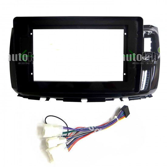 10" Android Player Dashboard Installation Kit - Perodua ALZA 2018-2020 (UV Black) with Plug-and-Play Wire Harness