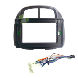 10" Android Player Dashboard Installation Kit - Perodua MYVI PASSO 2006-2011 with Plug-and-Play Wire Harness
