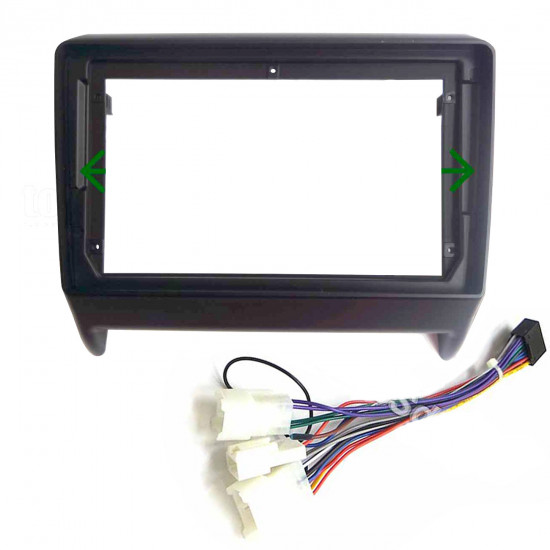 9" Android Player Dashboard Installation Kit - Perodua KANCIL 660 1996-2001 with Plug-and-Play Wire Harness