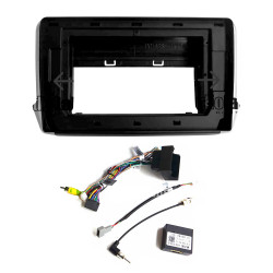 10" Android Player Dashboard Installation Kit for PEUGEOT 208 /2008 2013-2018 with Plug-and-Play Wire Harness