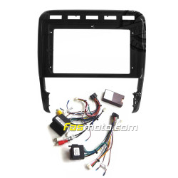 9" Android Player Dashboard Installation Kit for Porsche CAYENNE 2009-2010 with Plug-and-Play Wire Harness
