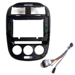 10" Android Player Dashboard Installation Kit - Proton EXORA Class A (Black) with Plug-and-Play Wire Harness