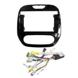 9" Android Player Dashboard Installation Kit for Renault CAPTUR Manual Air Cond 2018 with Plug-and-Play Wire Harness