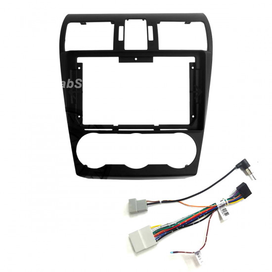 9" Android Player Dashboard Installation Kit for Subaru FORESTER 2013-2019 with Plug-and-Play Wire Harness