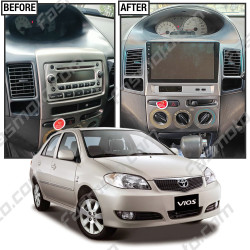 9" Android Player Dashboard Installation Kit for Toyota VIOS '03 to '06