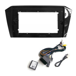10" Android Player Dashboard Installation Kit for Volkswagen PASSAT B8 2017-2019 with Plug-and-Play Wire Harness