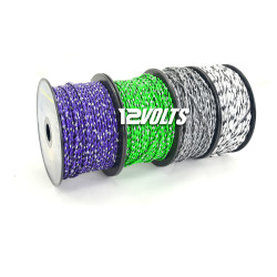 12VOLTS Color-coded Twisted 16 Gauge Oxygen Free Copper (OFC) Speaker Cable - Sold Per Meter