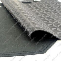 Custom Black Faux Suede Dashboard Cover with Anti-Slip Underside for Perodua AXIA 2023 to 2026