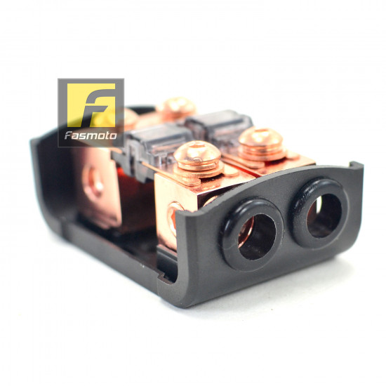 1-to-2 Pure Copper 80A ANL Fuse Distribution Block