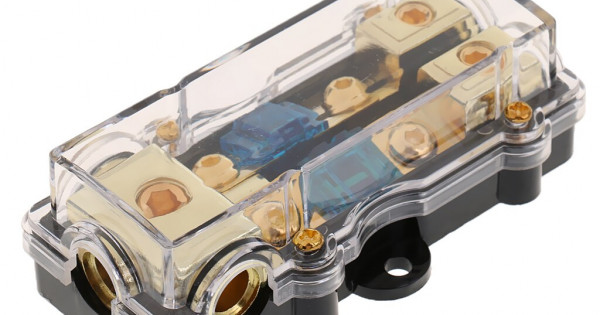 1to2 60A 16.5mm 24K Gold Plated Car Audio Fuse