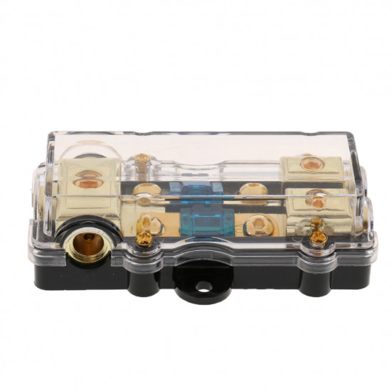 1-to-2 60A 16.5mm 24K Gold Plated Car Audio Fuse Distribution Block