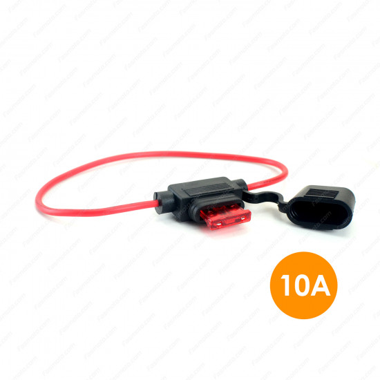 Water Proof Full Copper Wire Fuse Holder with ATO Fuse 10A, 30A, 40A Water Proof Full Copper Wire Fuse Holder with ATO Fuse 10A, 30A, 40A
