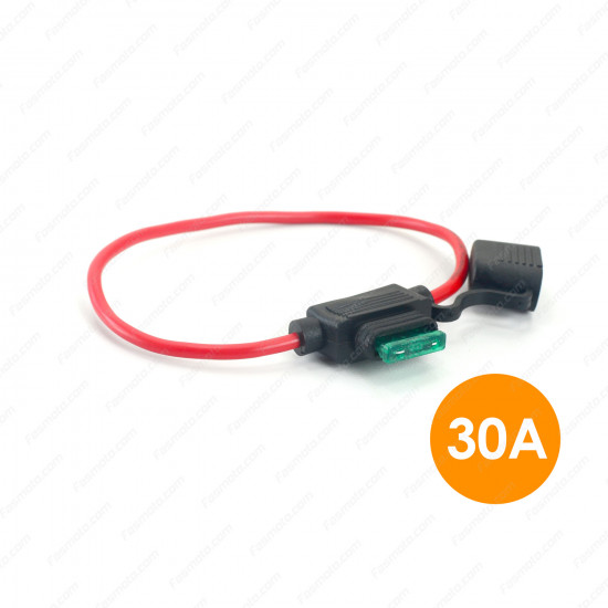 Water Proof Full Copper Wire Fuse Holder with ATO Fuse 10A, 30A, 40A Water Proof Full Copper Wire Fuse Holder with ATO Fuse 10A, 30A, 40A
